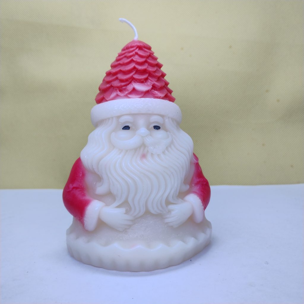 Christmas candle   (Santa candle)