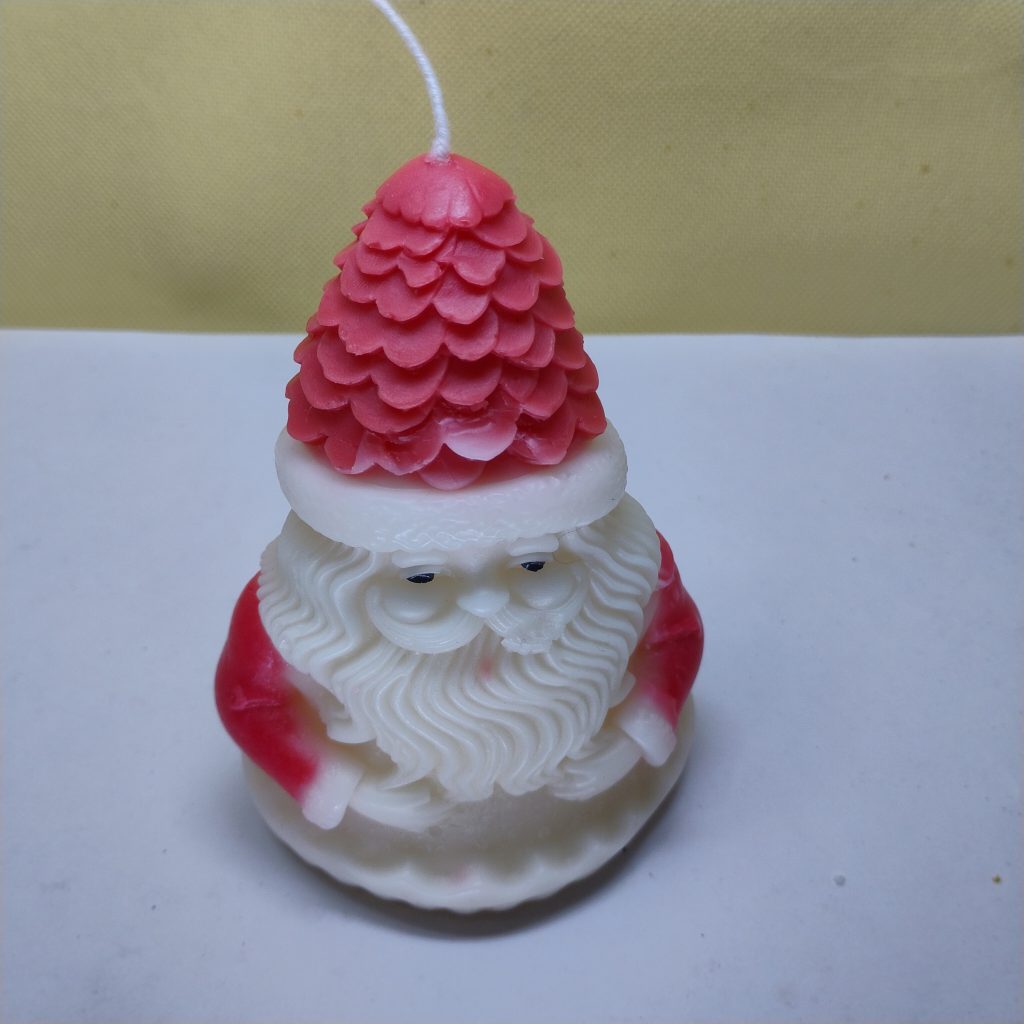 Christmas candle   (Santa candle)