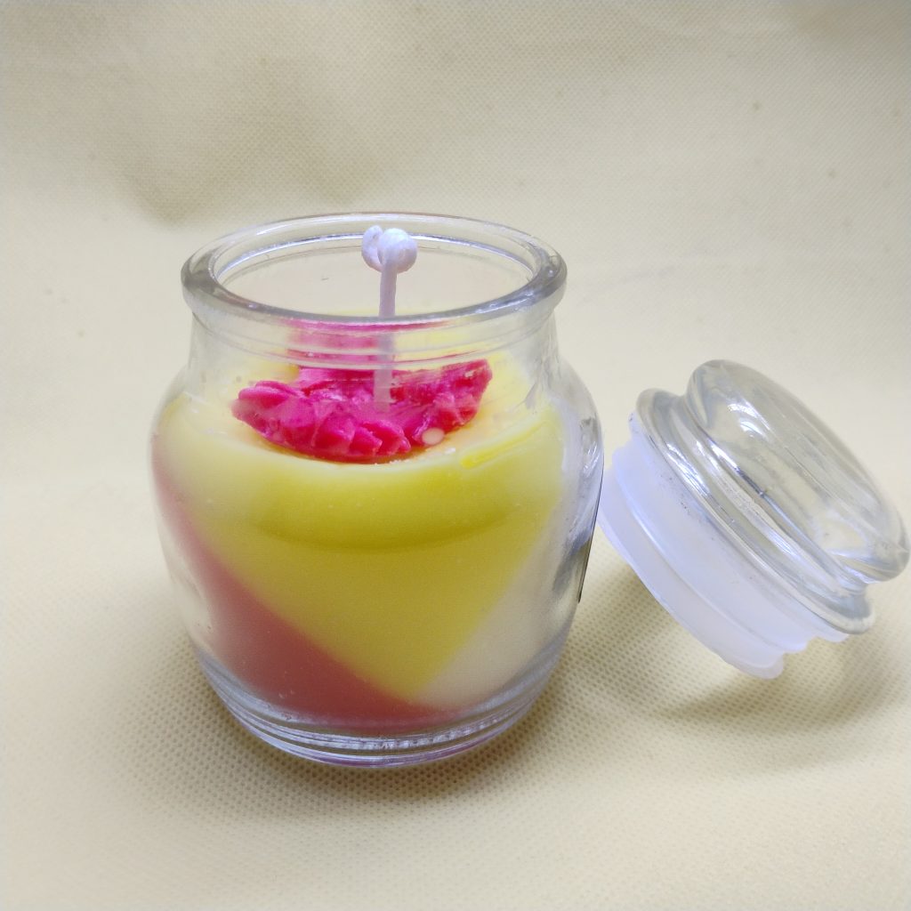 Mix colour jar (jar candle)