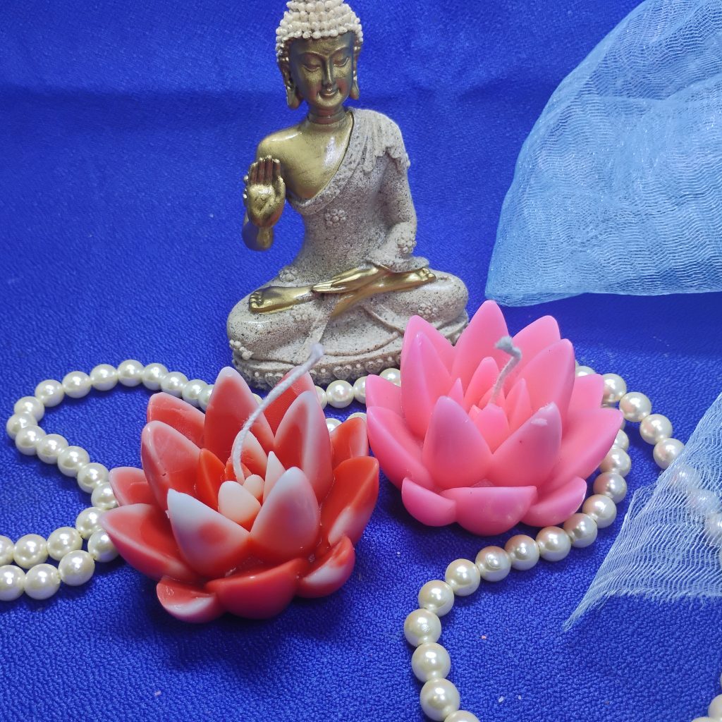 Succulent candle  #2