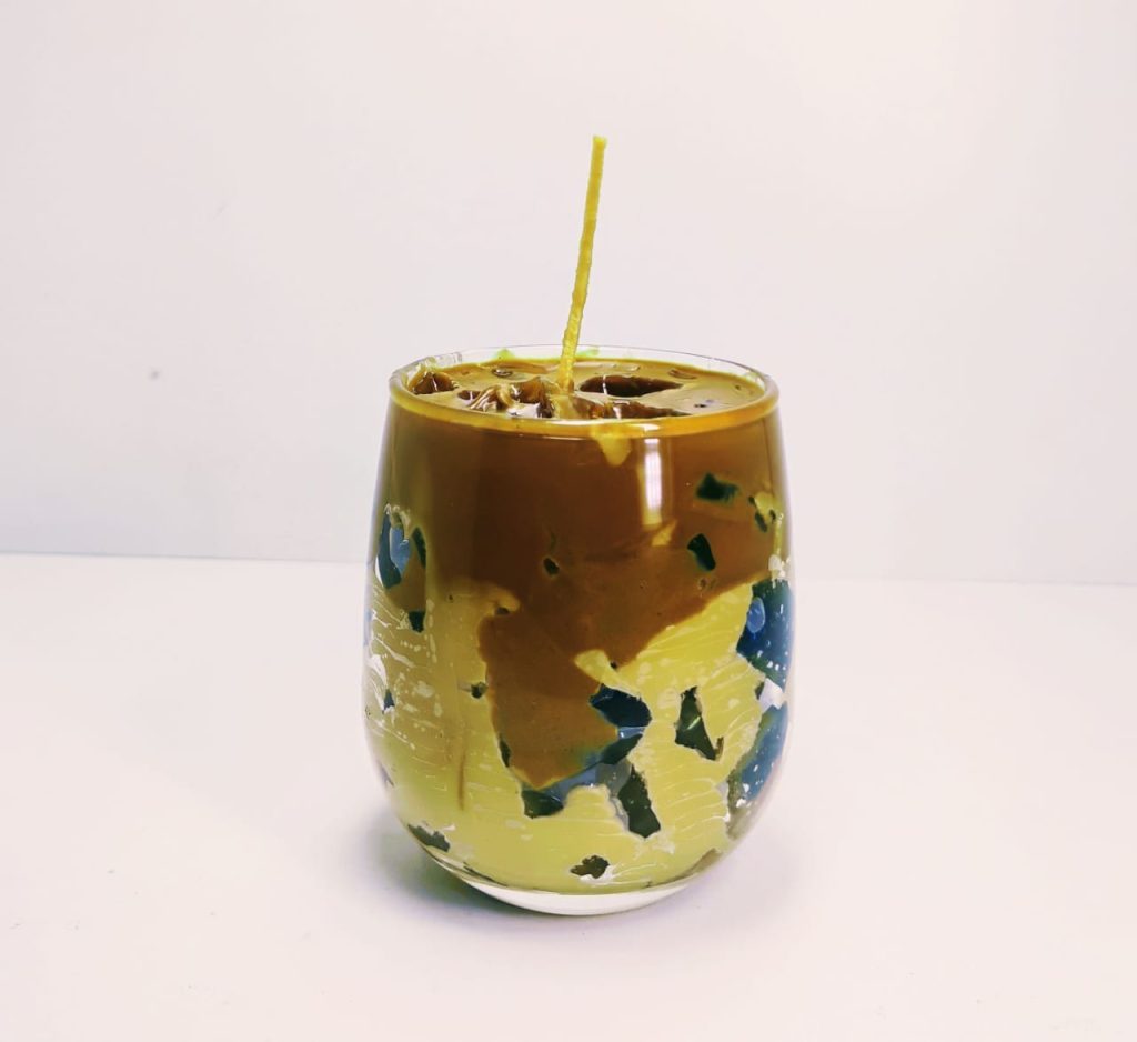 JAR CANDLE with little heart