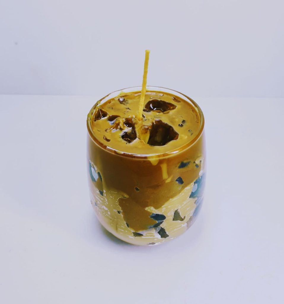 JAR CANDLE with little heart